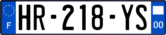 HR-218-YS