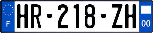 HR-218-ZH
