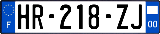 HR-218-ZJ