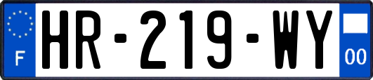 HR-219-WY