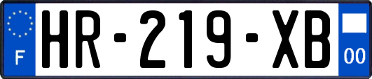 HR-219-XB