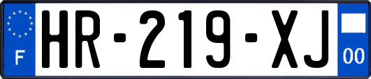 HR-219-XJ