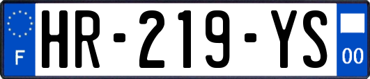 HR-219-YS