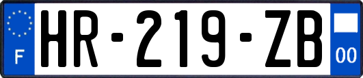 HR-219-ZB