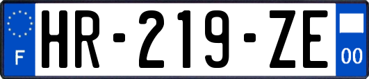 HR-219-ZE
