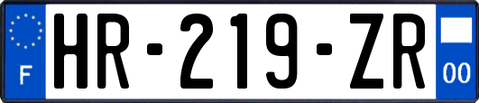 HR-219-ZR