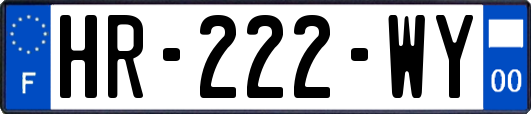 HR-222-WY