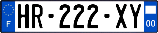 HR-222-XY