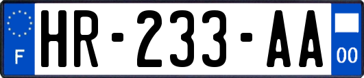 HR-233-AA