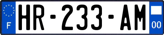 HR-233-AM