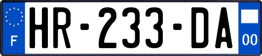 HR-233-DA