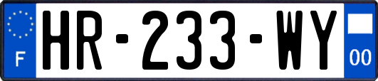 HR-233-WY