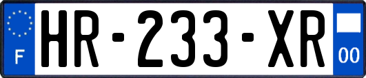 HR-233-XR
