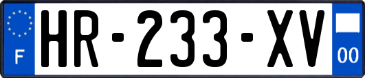 HR-233-XV