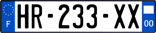 HR-233-XX