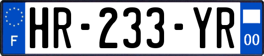 HR-233-YR