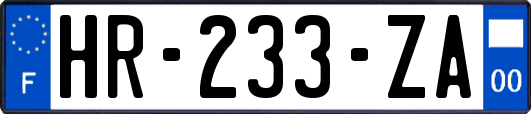 HR-233-ZA