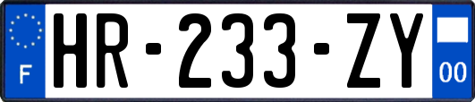 HR-233-ZY