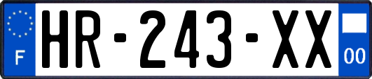 HR-243-XX