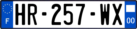 HR-257-WX