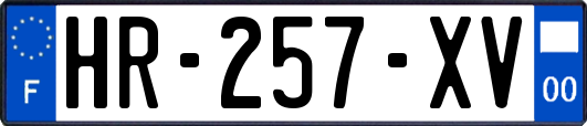 HR-257-XV