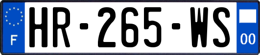 HR-265-WS