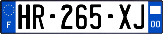 HR-265-XJ