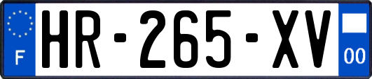 HR-265-XV