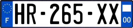 HR-265-XX