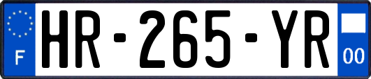 HR-265-YR