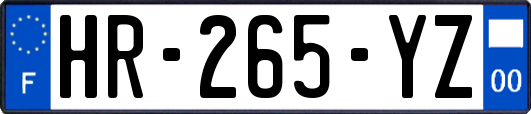 HR-265-YZ