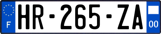 HR-265-ZA