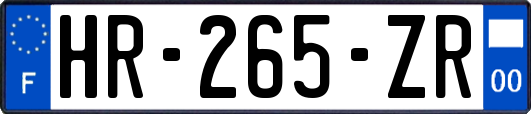 HR-265-ZR