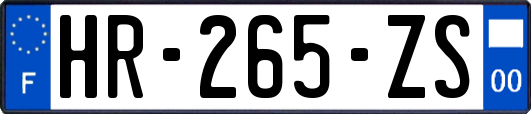 HR-265-ZS