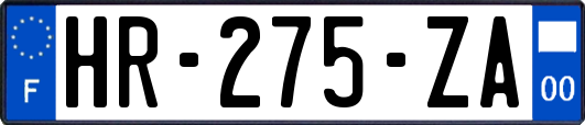 HR-275-ZA