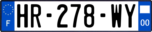 HR-278-WY