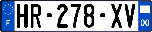 HR-278-XV