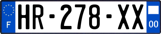 HR-278-XX