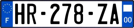 HR-278-ZA