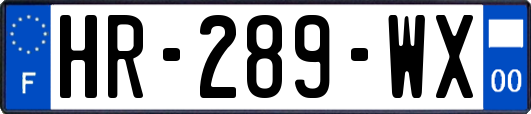 HR-289-WX