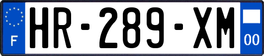 HR-289-XM