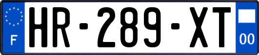 HR-289-XT