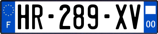 HR-289-XV