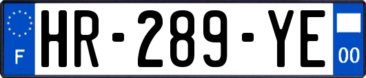 HR-289-YE