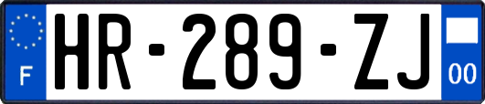 HR-289-ZJ