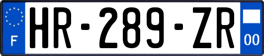 HR-289-ZR