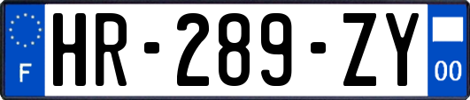 HR-289-ZY