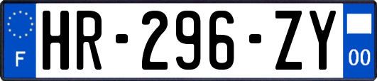 HR-296-ZY