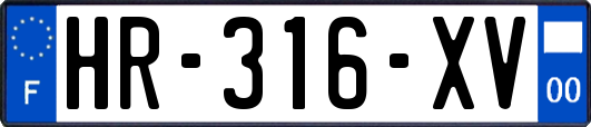 HR-316-XV
