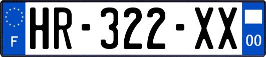 HR-322-XX